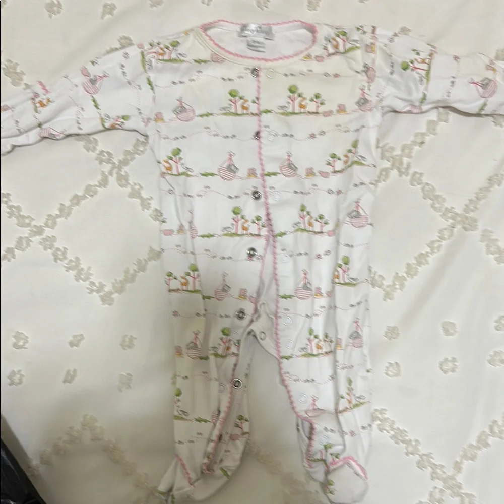 Kissy kissy Noah’s arc onesie - Picture 3 of 4